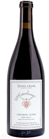 2026 Mescolanza Zinfandel Blend Wines Library – School House Vineyard